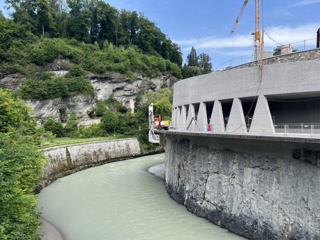 Baustelle Erweiterung Radweg Kapfstrasse Feldkirch